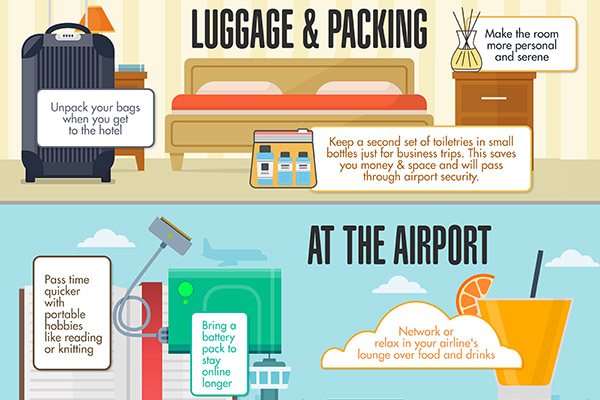 Tips on maintaining your sanity on long business trips form Metropolitan Shuttle