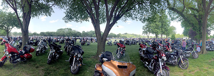 Bikes at Rolling Thunder 2015