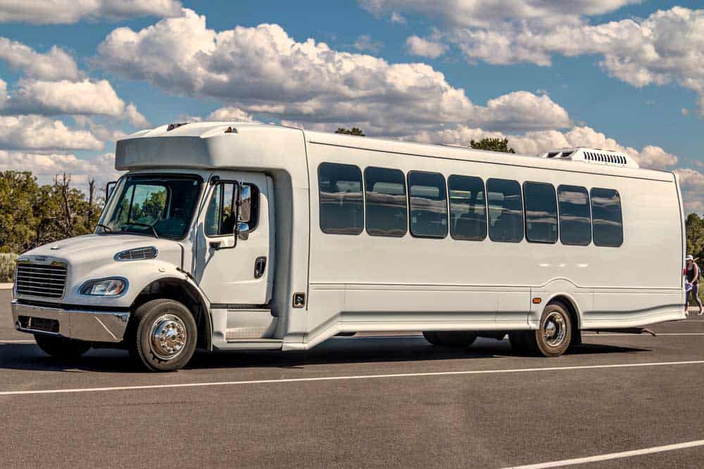 Executive charter bus rental
