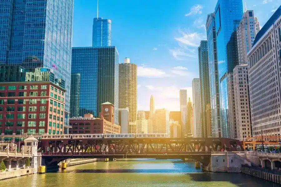 Photo of Chicago and the Chicago River