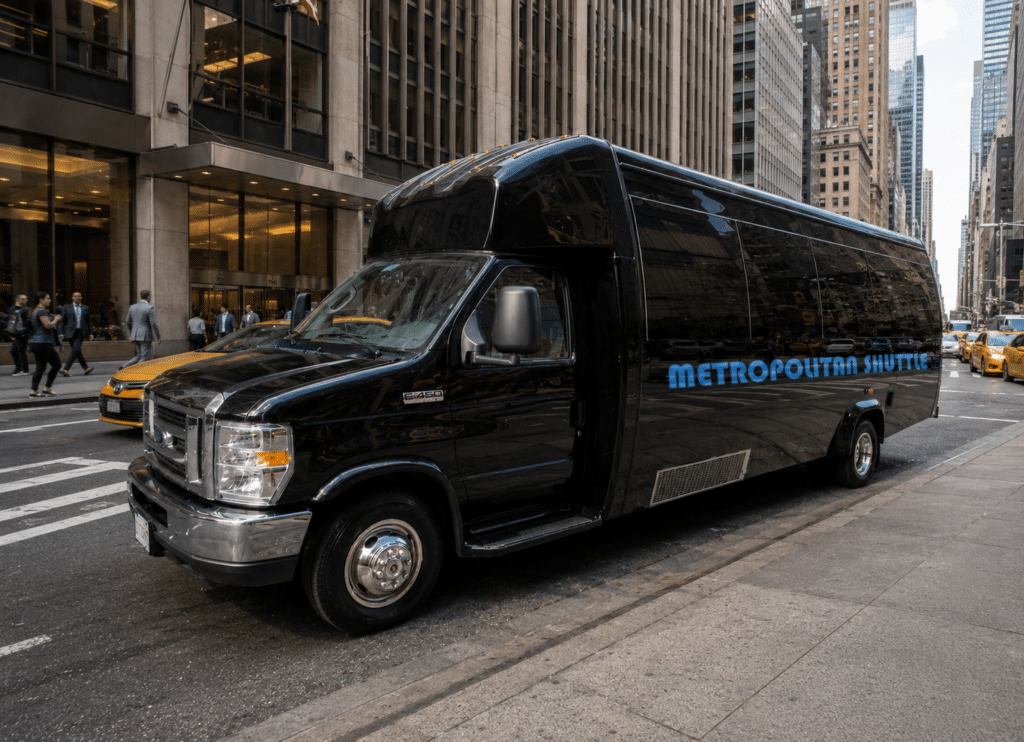 NYC minibus- black branded