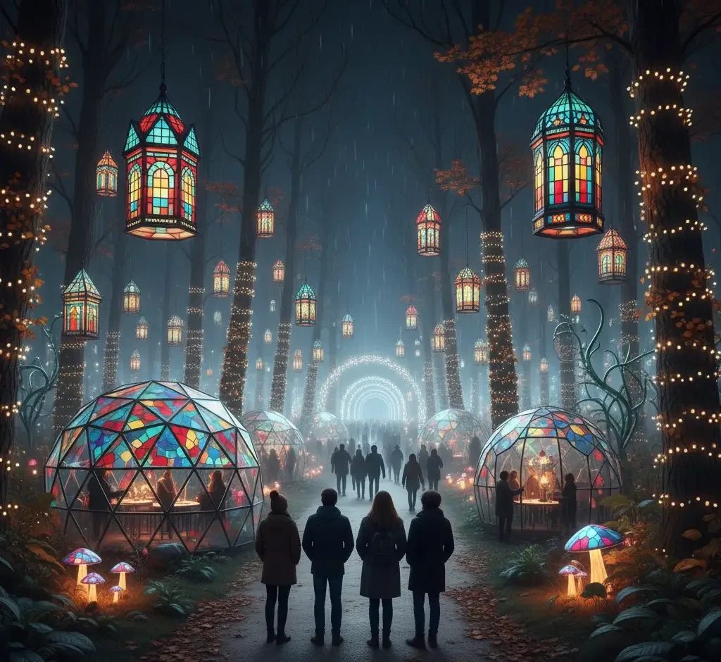 Enchanted Forest of Light at Descanso Gardens