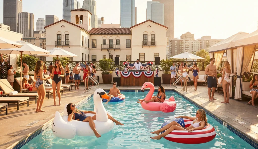 Fourth at the Fig Pool Party – Hotel Figueroa