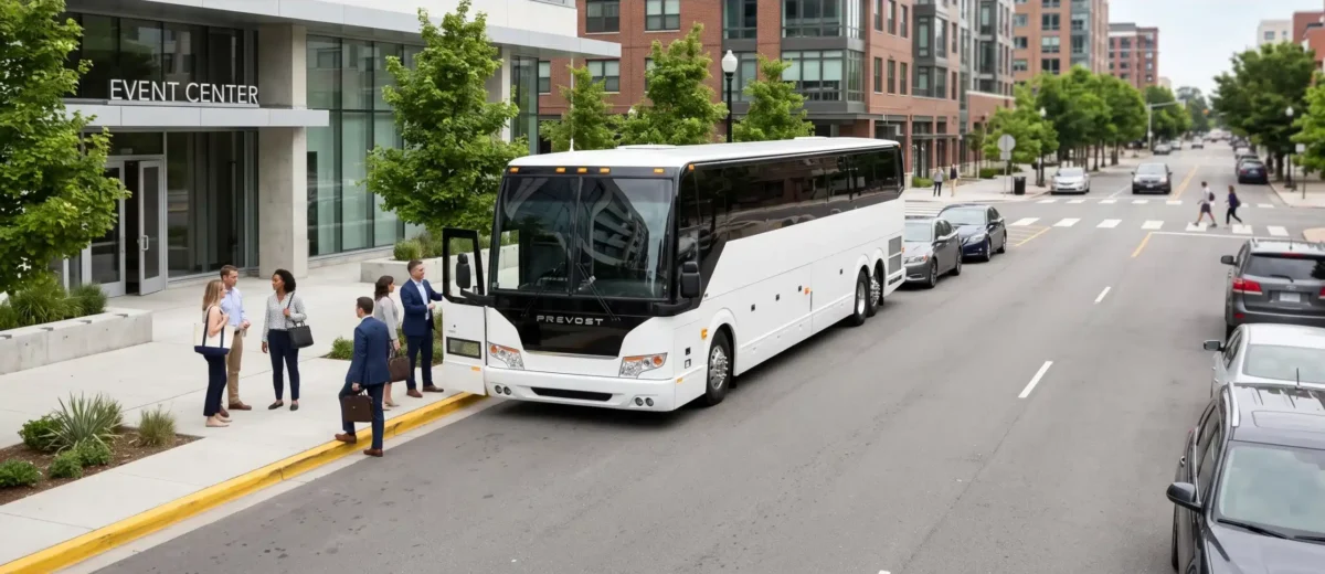 How much does a charter bus cost for a group or one-day event?
