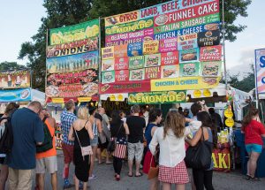 Food vendors at 2016 Fair St. Louis